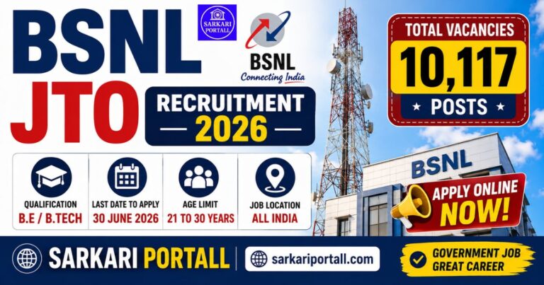 BSNL JTO Recruitment 2026