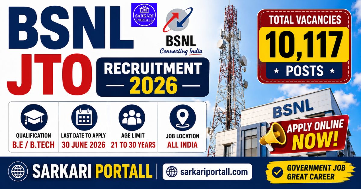 BSNL JTO Recruitment 2026