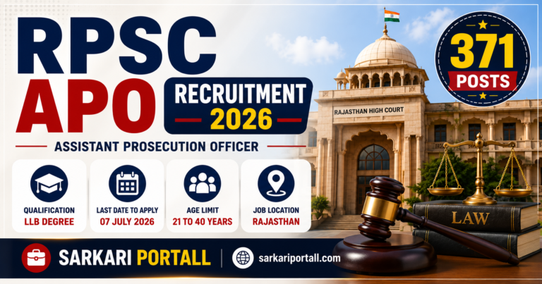 RPSC APO Recruitment 2026