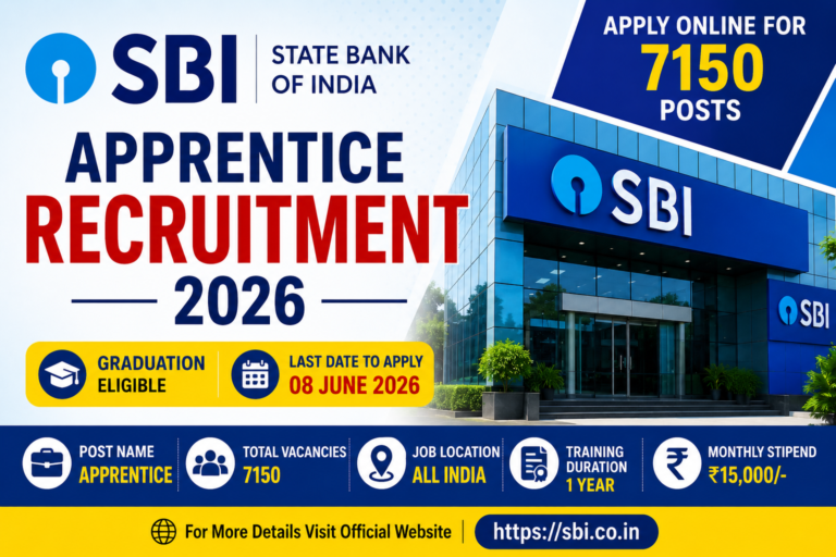 SBI Apprentice Recruitment 2026