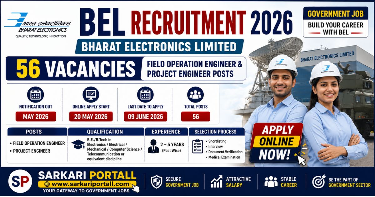 BEL Engineer Recruitment 2026