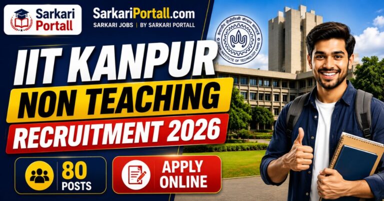 IIT Kanpur Non Teaching Recruitment 2026
