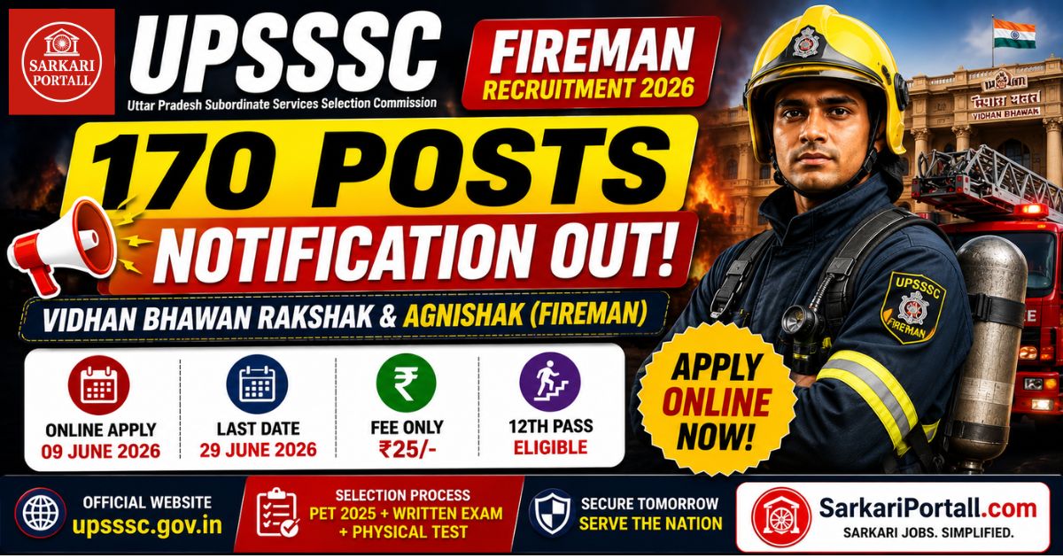 UPSSSC Fireman Recruitment 2026